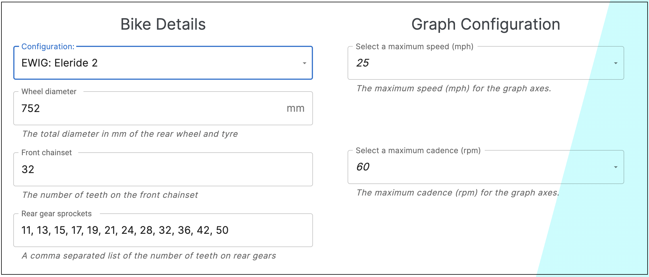 cadence details interface